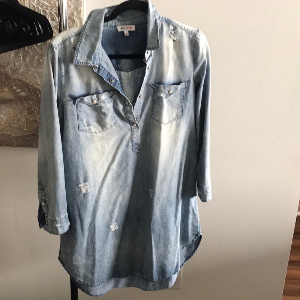 Denim Shirt Dress